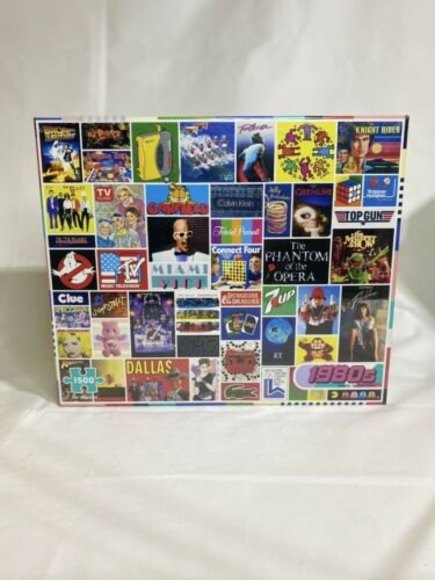 1980s 1500 Piece Jigsaw Puzzle Y2K 80s Pop TV Movies Brands Nostalgia Coquette - Picture 10 of 12